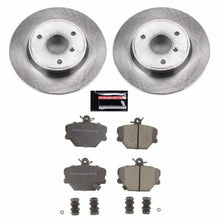 Load image into Gallery viewer, PowerStop KOE5695 Autospecialty OE Stock Replacement Brake Kit (OE-style rotors + ceramic pads)