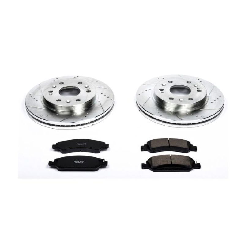 Power Stop 08-19 Cadillac Escalade Front Z23 Evolution Sport Brake Kit-PowerStop-PSBK2069