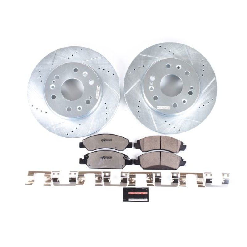 Power Stop 08-19 Cadillac Escalade Front Z36 Truck & Tow Brake Kit-PowerStop-PSBK2069-36