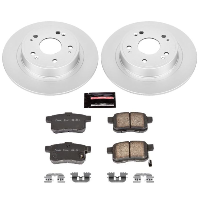 Power Stop 09-10 Acura TSX Rear Z17 Evolution Geomet Coated Brake Kit - Black Ops Auto Works