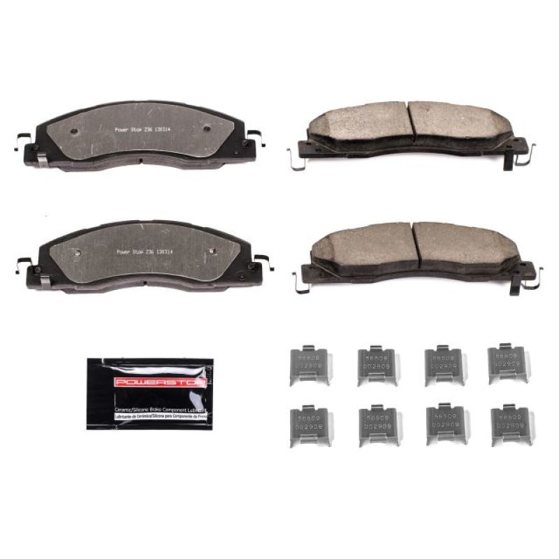 Power Stop 09-10 Dodge Ram 2500 Front Z36 Truck & Tow Brake Pads w/Hardware-PowerStop-PSBZ36-1399