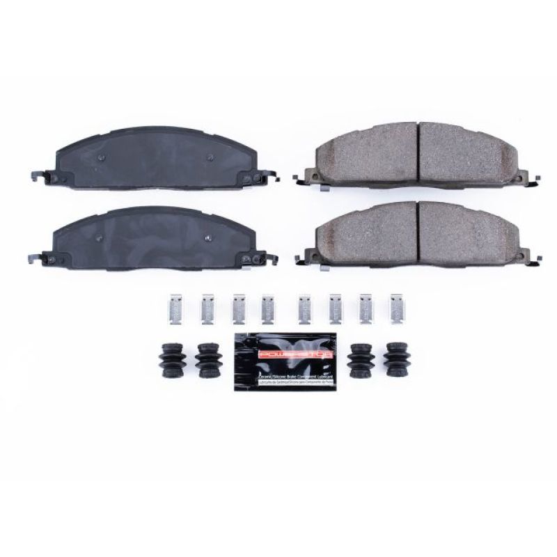 Power Stop 09-10 Dodge Ram 2500 Rear Z23 Evolution Sport Brake Pads w/Hardware-PowerStop-PSBZ23-1400