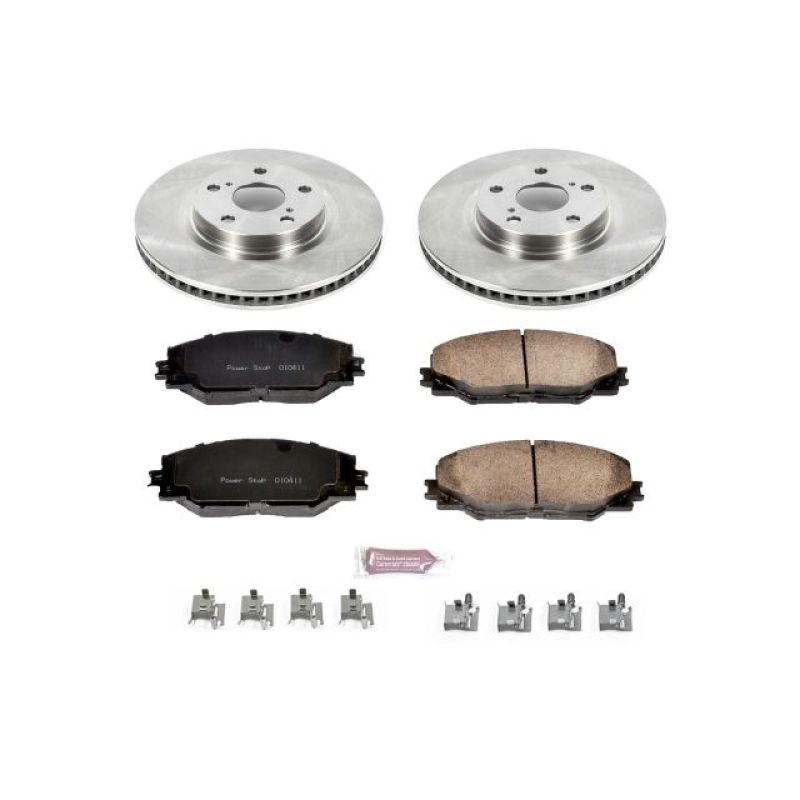 Power Stop 09-10 Pontiac Vibe Front Autospecialty Brake Kit - Black Ops Auto Works