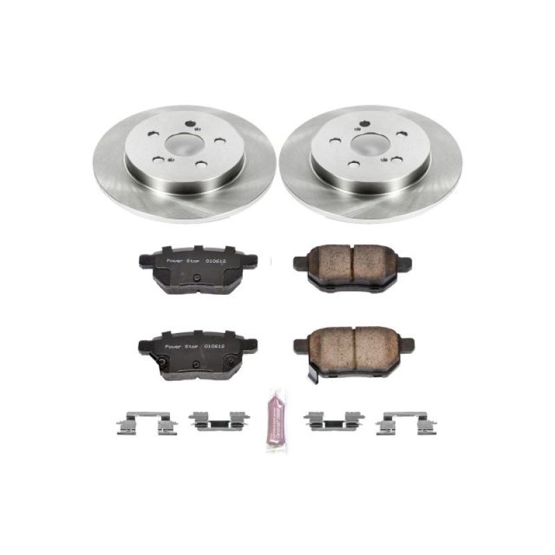 Power Stop 09-10 Pontiac Vibe Rear Autospecialty Brake Kit - Black Ops Auto Works