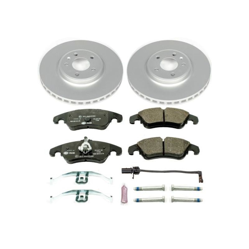 Power Stop 09-11 Audi A4 Front Euro-Stop Brake Kit - Black Ops Auto Works