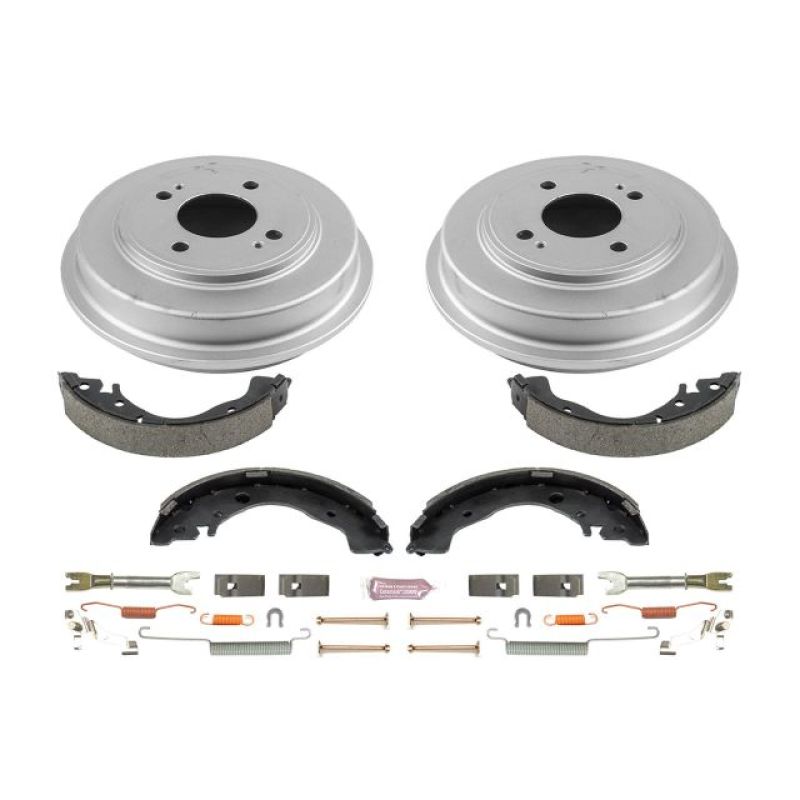 Power Stop 09-12 Honda Fit Rear Autospecialty Drum Kit-PowerStop-PSBKOE15399DK