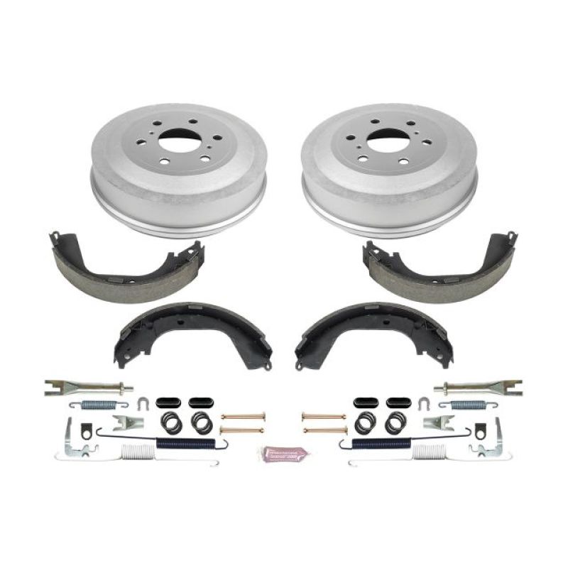 Power Stop 09-13 Chevrolet Silverado 1500 2WD Rear Autospecialty Drum Kit-PowerStop-PSBKOE15411DK