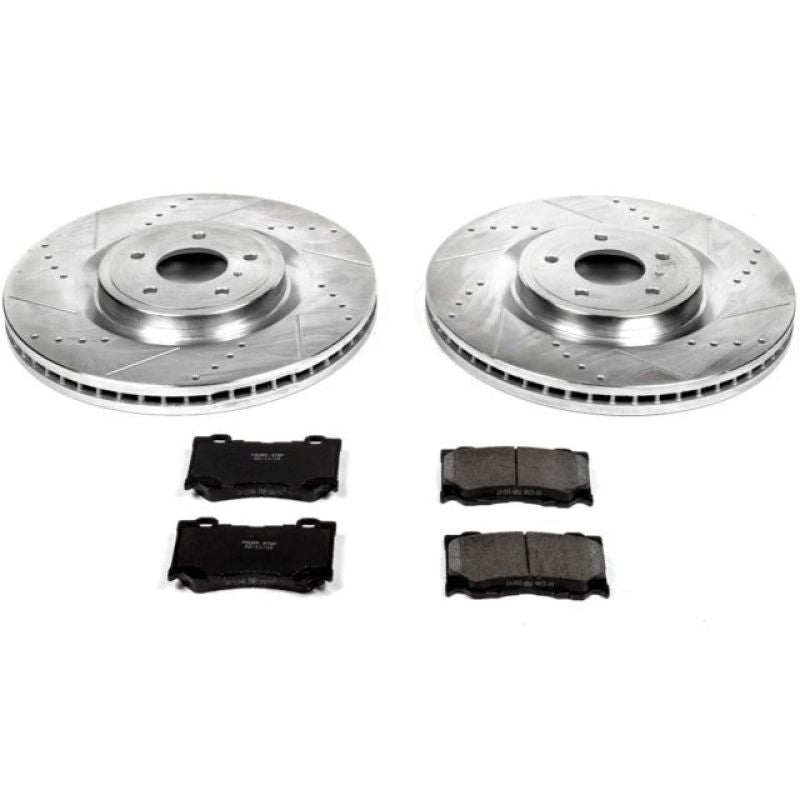 Power Stop 09-13 Infiniti FX50 Front Z23 Evolution Sport Brake Kit - Black Ops Auto Works