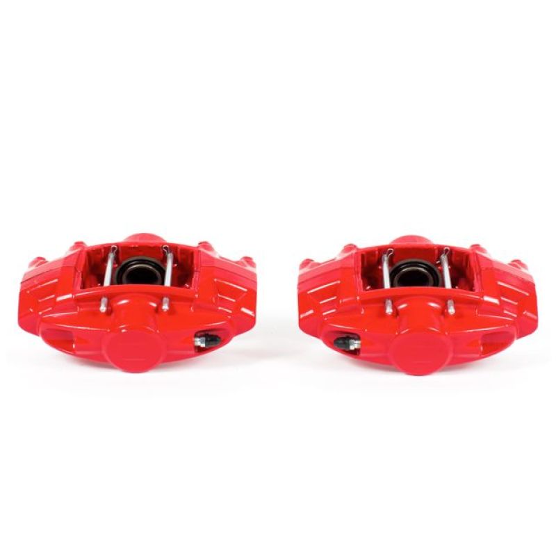 Power Stop 09-13 Infiniti FX50 Rear Red Calipers w/o Brackets - Pair-PowerStop-PSBS6182