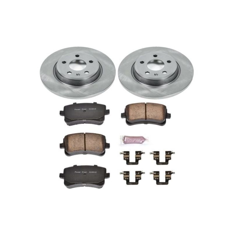 Power Stop 09-16 Audi A4 Rear Autospecialty Brake Kit-PowerStop-PSBKOE4745