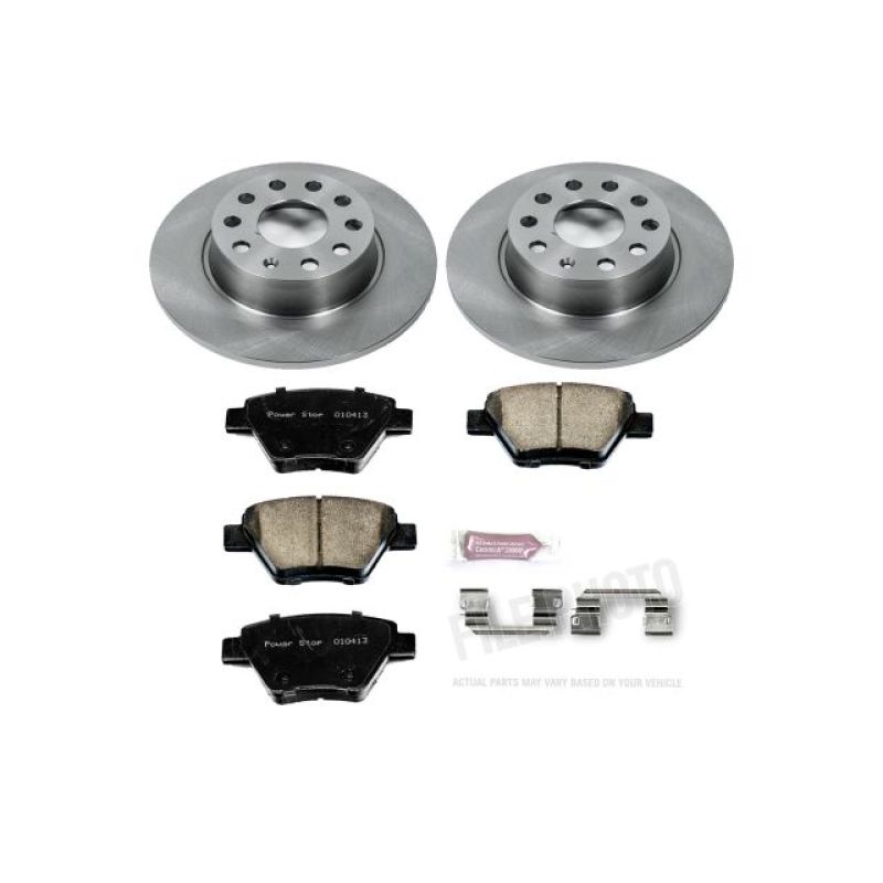Power Stop 10-12 Audi A3 Rear Autospecialty Brake Kit-PowerStop-PSBKOE5667