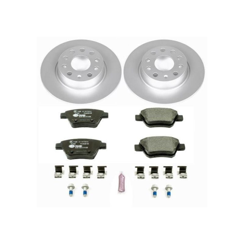 Power Stop 10-12 Audi A3 Rear Euro-Stop Brake Kit-PowerStop-PSBESK5667