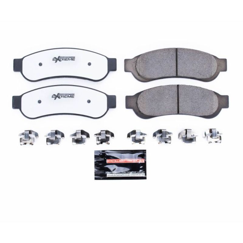 Power Stop 10-12 Ford F-250 Super Duty Rear Z36 Truck & Tow Brake Pads w/Hardware-PowerStop-PSBZ36-1334