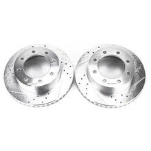Load image into Gallery viewer, PowerStop Power Stop 10-12 Ford F-450 Super Duty Front Drilled &amp; Slotted Rotor - Pair