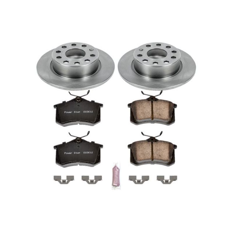 Power Stop 10-13 Audi A3 Rear Autospecialty Brake Kit-PowerStop-PSBKOE5671