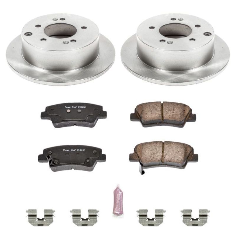 Power Stop 10-13 Kia Soul Rear Autospecialty Brake Kit-PowerStop-PSBKOE5916