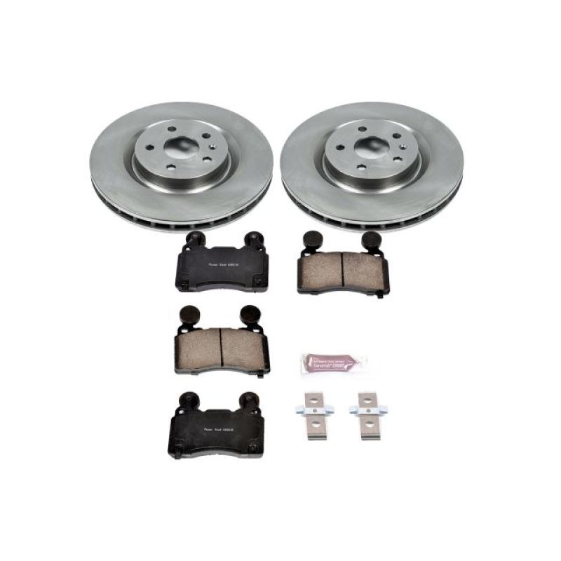 PowerStop KOE5602 Autospecialty OE Stock Replacement Brake Kit (OE-style rotors + ceramic pads)