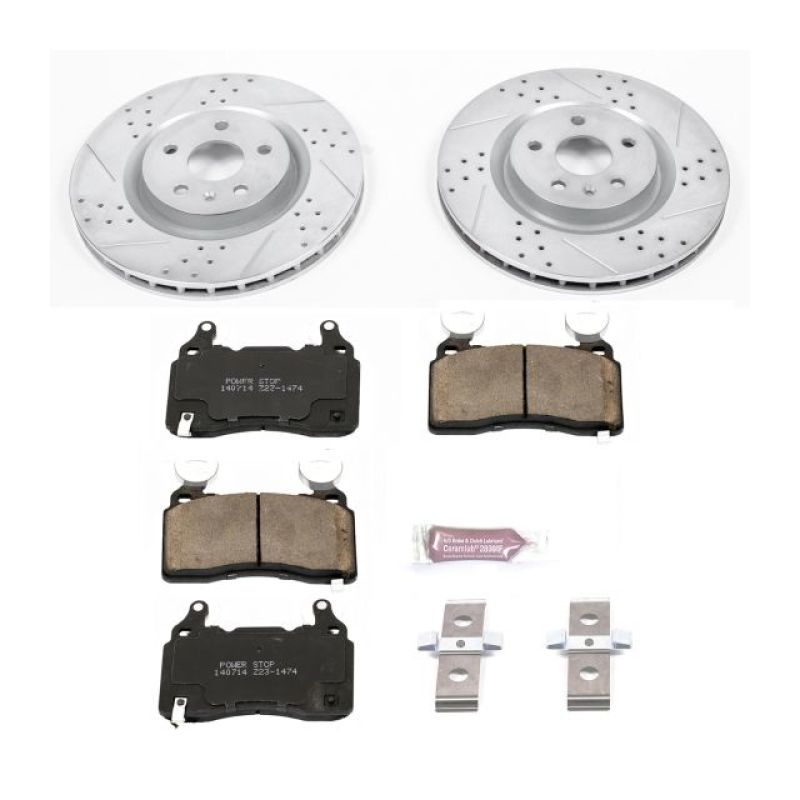 Power Stop 10-15 Chevrolet Camaro Front Z23 Evolution Sport Brake Kit-PowerStop-PSBK5602