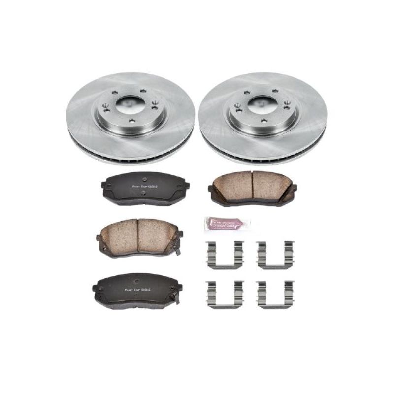 Power Stop 10-15 Hyundai Tucson Front Autospecialty Brake Kit-PowerStop-PSBKOE6087