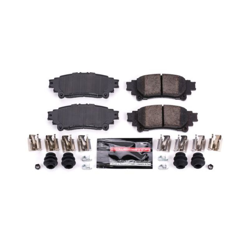 Power Stop 10-15 Lexus RX350 Rear Z23 Evolution Sport Brake Pads w/Hardware-PowerStop-PSBZ23-1391