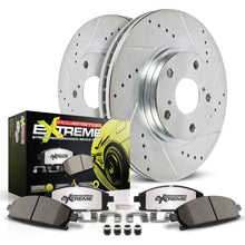 Load image into Gallery viewer, PowerStop K6166-26 Z26 Street Warrior 1-Click Brake Kit (drilled/slotted rotors + Z26 pads)