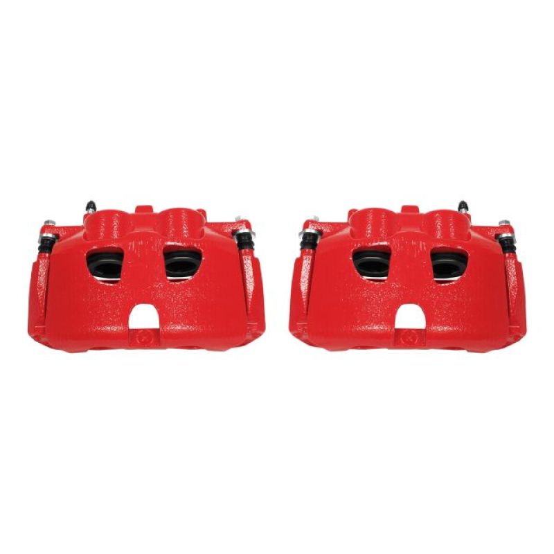 Power Stop 10-17 Ford Expedition Front Red Calipers w/Brackets - Pair-PowerStop-PSBS5236