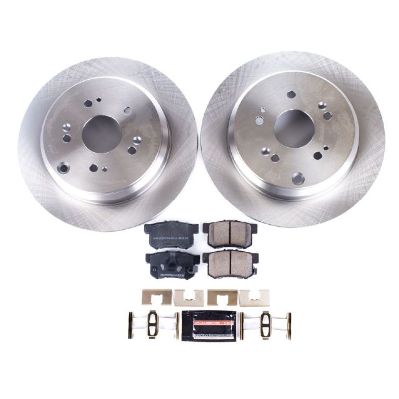 Power Stop 10-18 Acura RDX Rear Autospecialty Brake Kit-PowerStop-PSBKOE206
