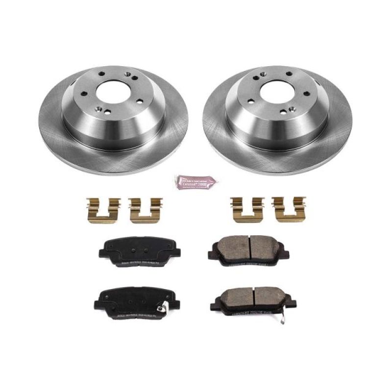 Power Stop 10-18 Hyundai Santa Fe Rear Autospecialty Brake Kit-PowerStop-PSBKOE7507