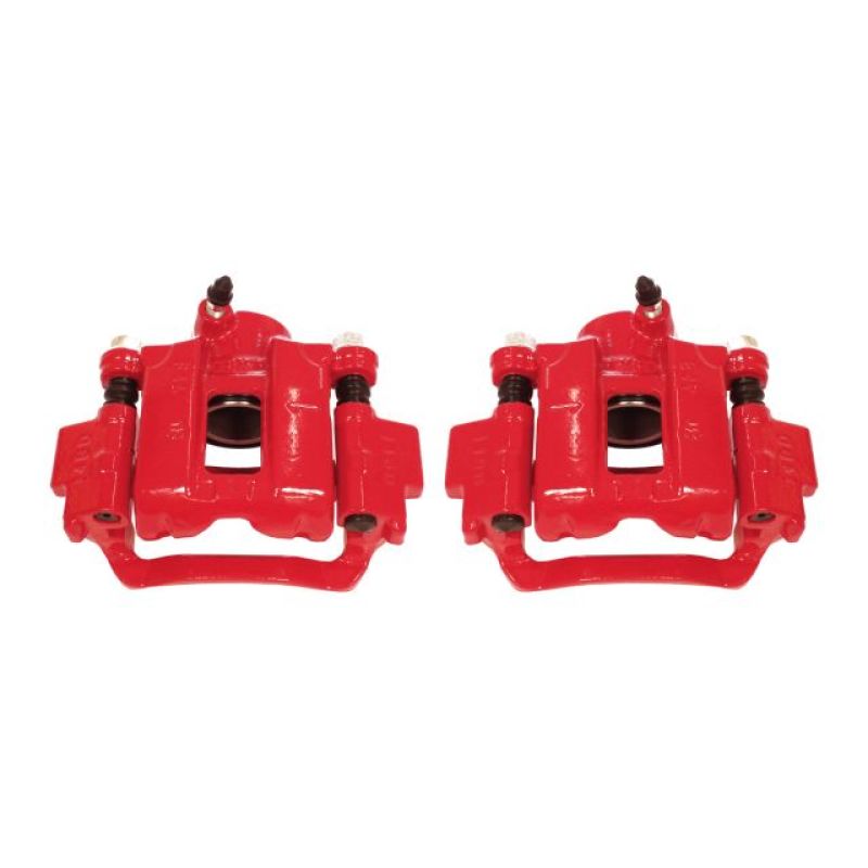 Power Stop 10-18 Lexus GX460 Rear Red Calipers w/Brackets - Pair-PowerStop-PSBS2736