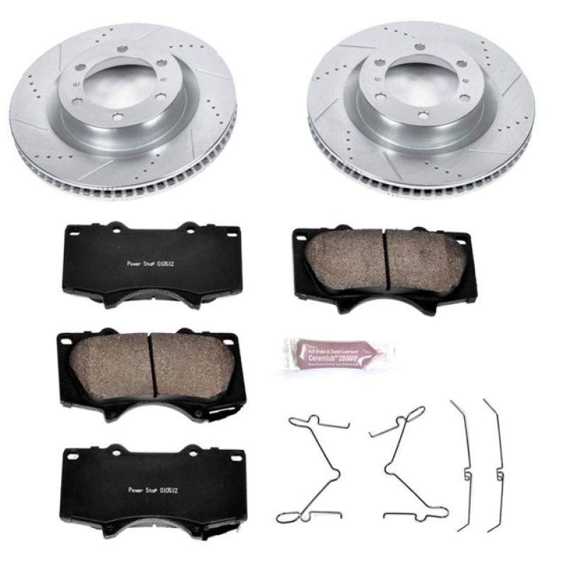 Power Stop 10-19 Lexus GX460 Front Z23 Evolution Sport Brake Kit-PowerStop-PSBK5873