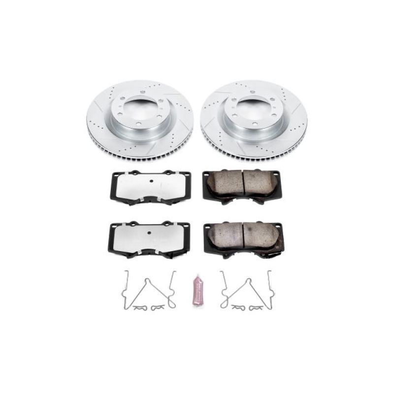 Power Stop 10-19 Lexus GX460 Front Z36 Truck & Tow Brake Kit-PowerStop-PSBK5873-36