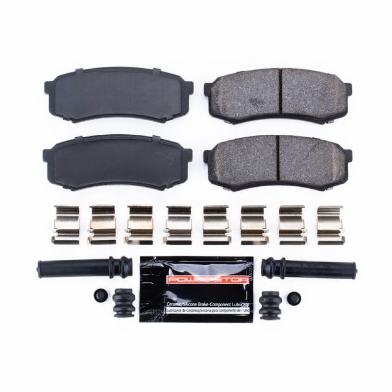 Power Stop 10-19 Lexus GX460 Rear Z23 Evolution Sport Brake Pads w/Hardware - Black Ops Auto Works