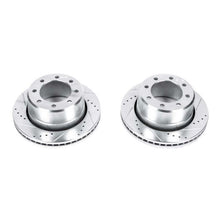 Load image into Gallery viewer, Power Stop 11-12 Ram 3500 Rear Drilled &amp; Slotted Rotor - Pair-PowerStop-PSBAR8374XPR