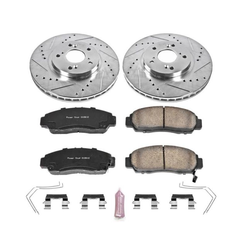 Power Stop 11-14 Acura TSX Front Z23 Evolution Sport Brake Kit-PowerStop-PSBK5392