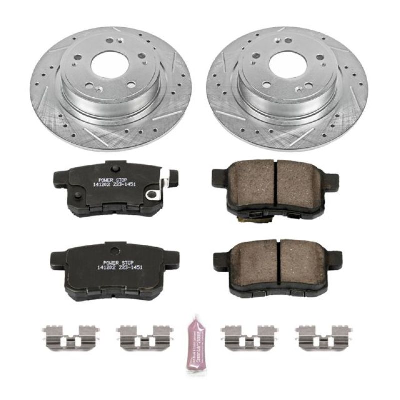 Power Stop 11-14 Acura TSX Rear Z23 Evolution Sport Brake Kit-PowerStop-PSBK5368