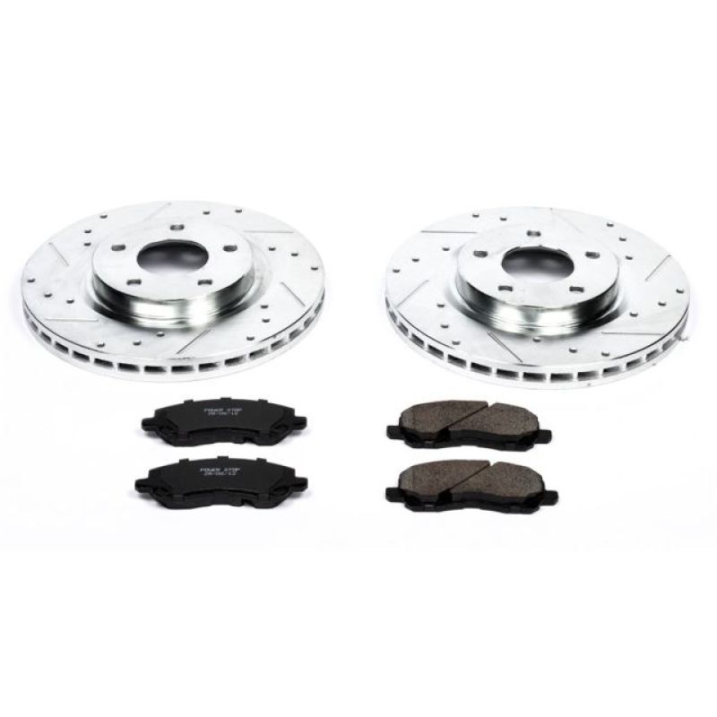 Power Stop 11-14 Chrysler 200 Front Z23 Evolution Sport Brake Kit-PowerStop-PSBK3032