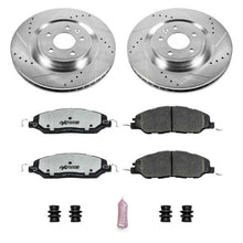 Load image into Gallery viewer, Power Stop 11-14 Ford Mustang Front Z26 Street Warrior Brake Kit-PowerStop-PSBK5944-26