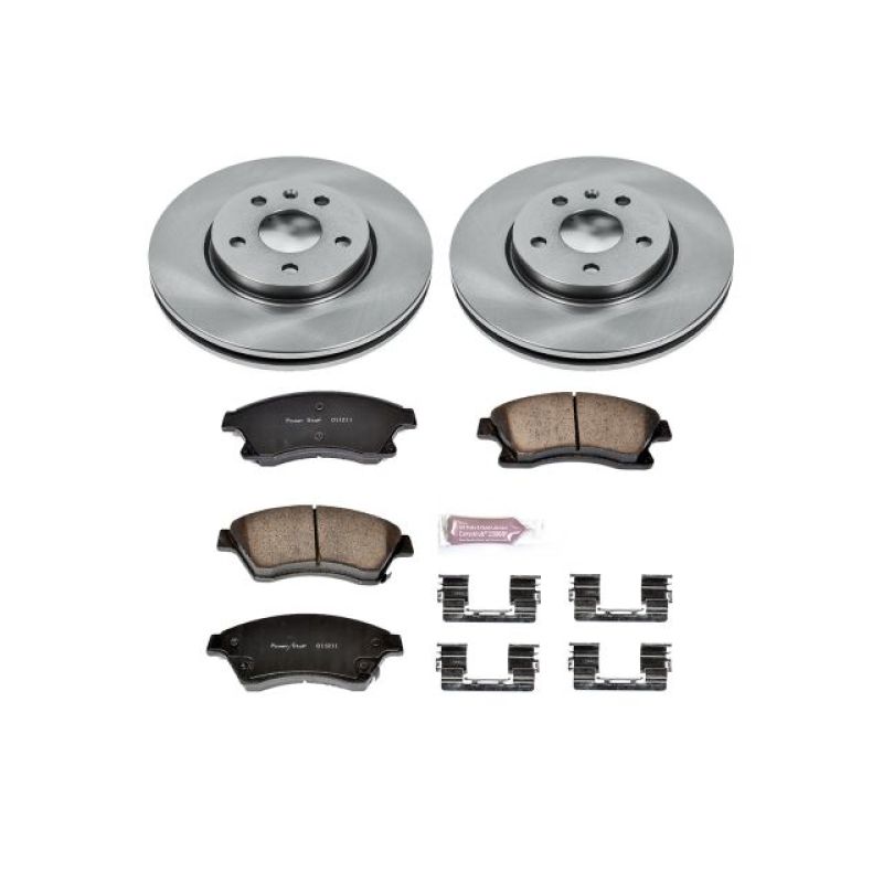 Power Stop 11-15 Chevrolet Cruze Front Autospecialty Brake Kit-PowerStop-PSBKOE5550