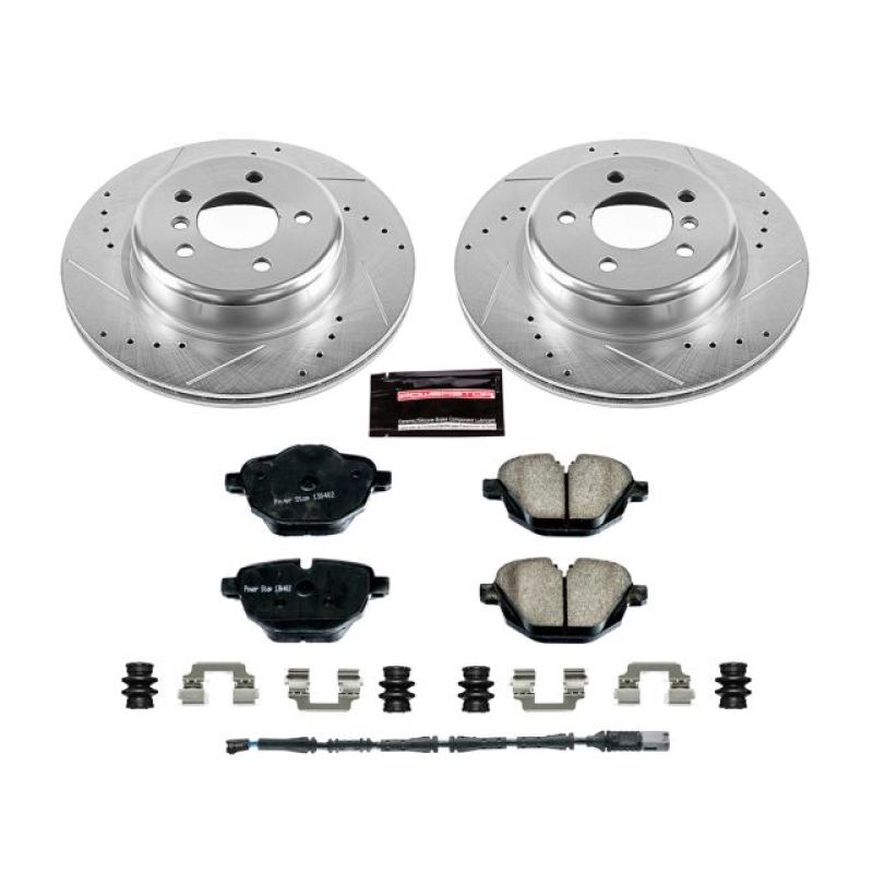 Power Stop 11-16 BMW 528i Rear Z23 Evolution Sport Brake Kit-PowerStop-PSBK6034