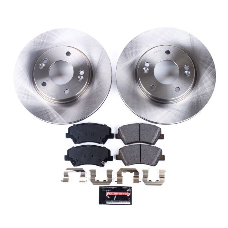 Power Stop 11-16 Hyundai Elantra Front Autospecialty Brake Kit-PowerStop-PSBKOE6503