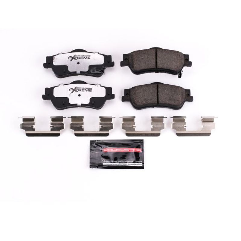 Power Stop 11-17 Chevrolet Caprice Rear Z26 Extreme Street Brake Pads w/Hardware-PowerStop-PSBZ26-1352