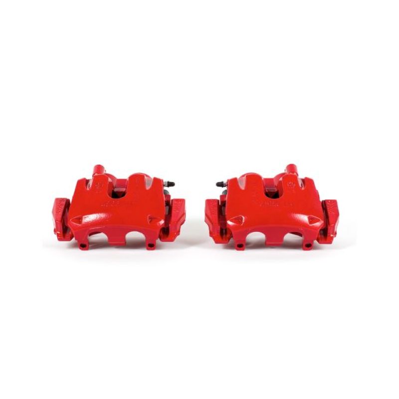 Power Stop 11-17 Dodge Durango Front Red Calipers w/Brackets - Pair-PowerStop-PSBS5296