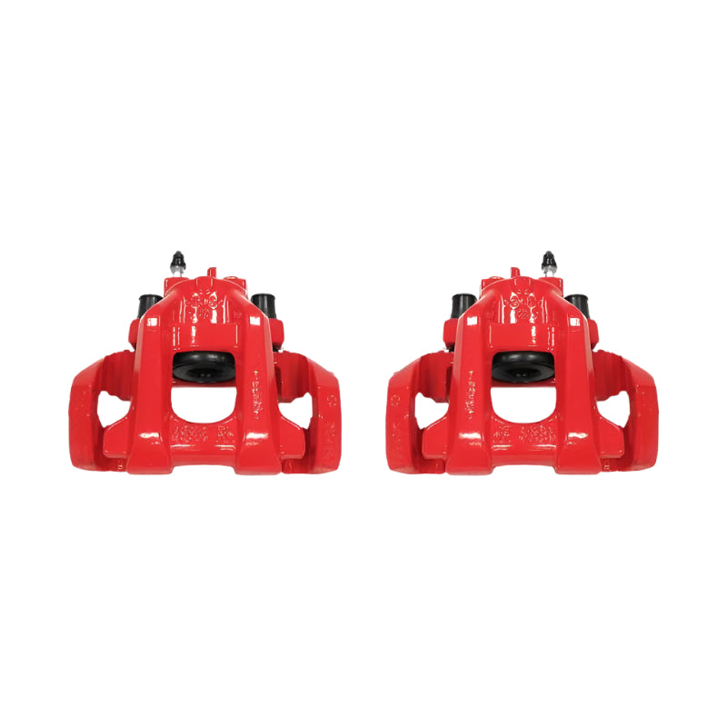 Power Stop 11-17 Dodge Durango Rear Red Calipers w/Brackets - Pair - Black Ops Auto Works