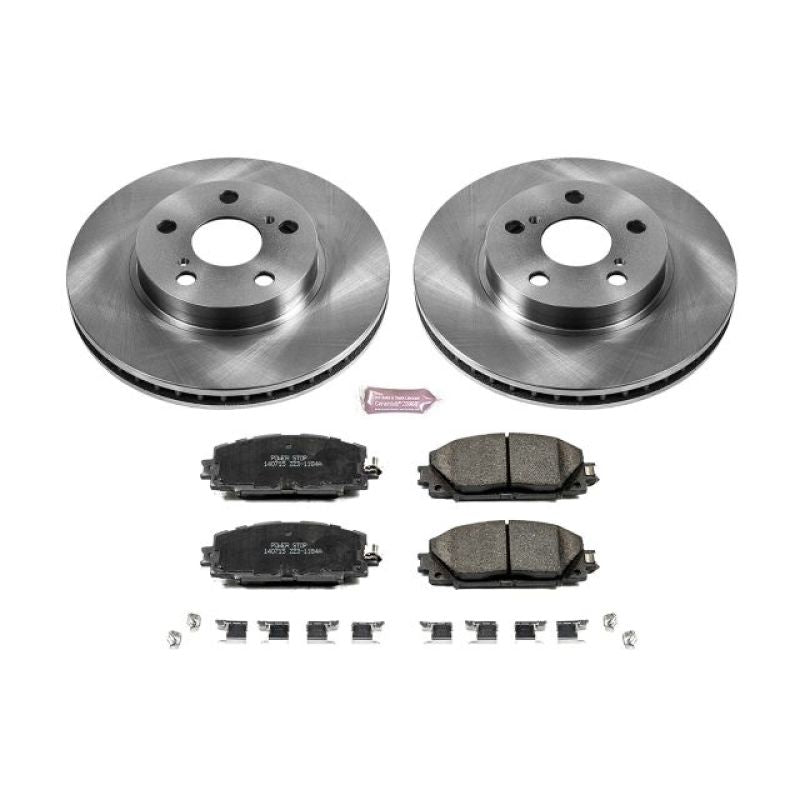 Power Stop 11-17 Lexus CT200h Front Autospecialty Brake Kit-PowerStop-PSBKOE5870