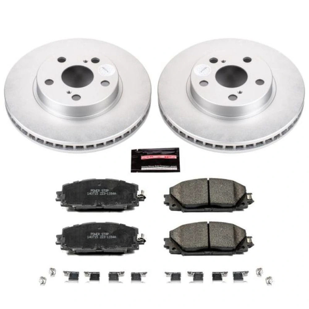 Power Stop 11-17 Lexus CT200h Front Z17 Evolution Geomet Coated Brake Kit - PowerStop CRK5870