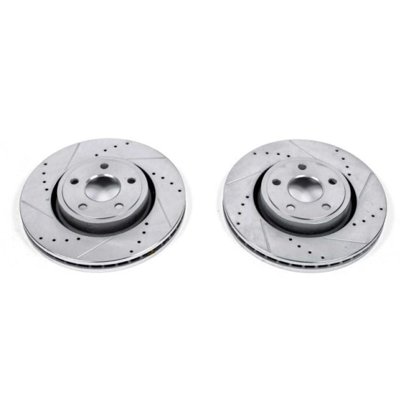 Power Stop 11-19 Dodge Durango Front Evolution Drilled & Slotted Rotors - Pair-PowerStop-PSBAR83078XPR
