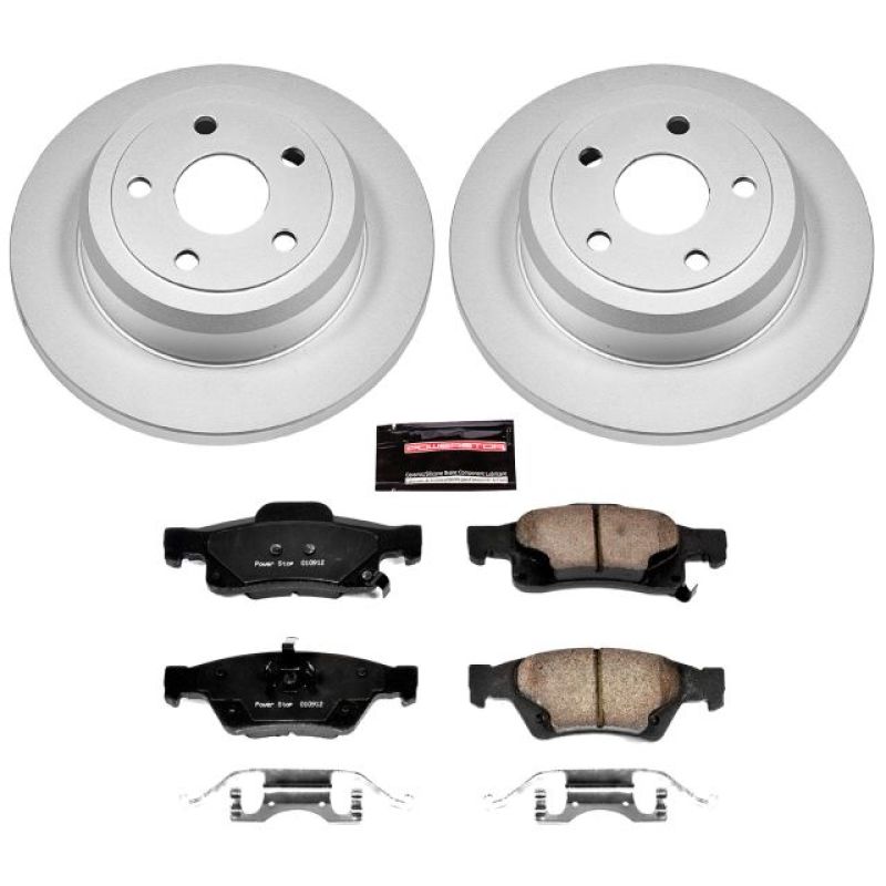 Power Stop 11-19 Dodge Durango Rear Z17 Evolution Geomet Coated Brake Kit - Black Ops Auto Works