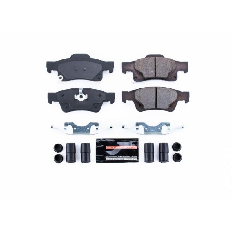 Power Stop 11-19 Dodge Durango Rear Z23 Evolution Sport Brake Pads w/Hardware-PowerStop-PSBZ23-1498
