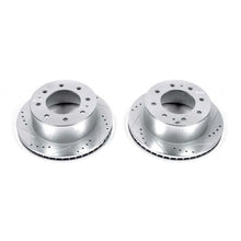 Load image into Gallery viewer, Power Stop 11-20 GMC Sierra 3500 HD Rear Drilled &amp; Slotted Rotor - Pair-PowerStop-PSBAR82155XPR