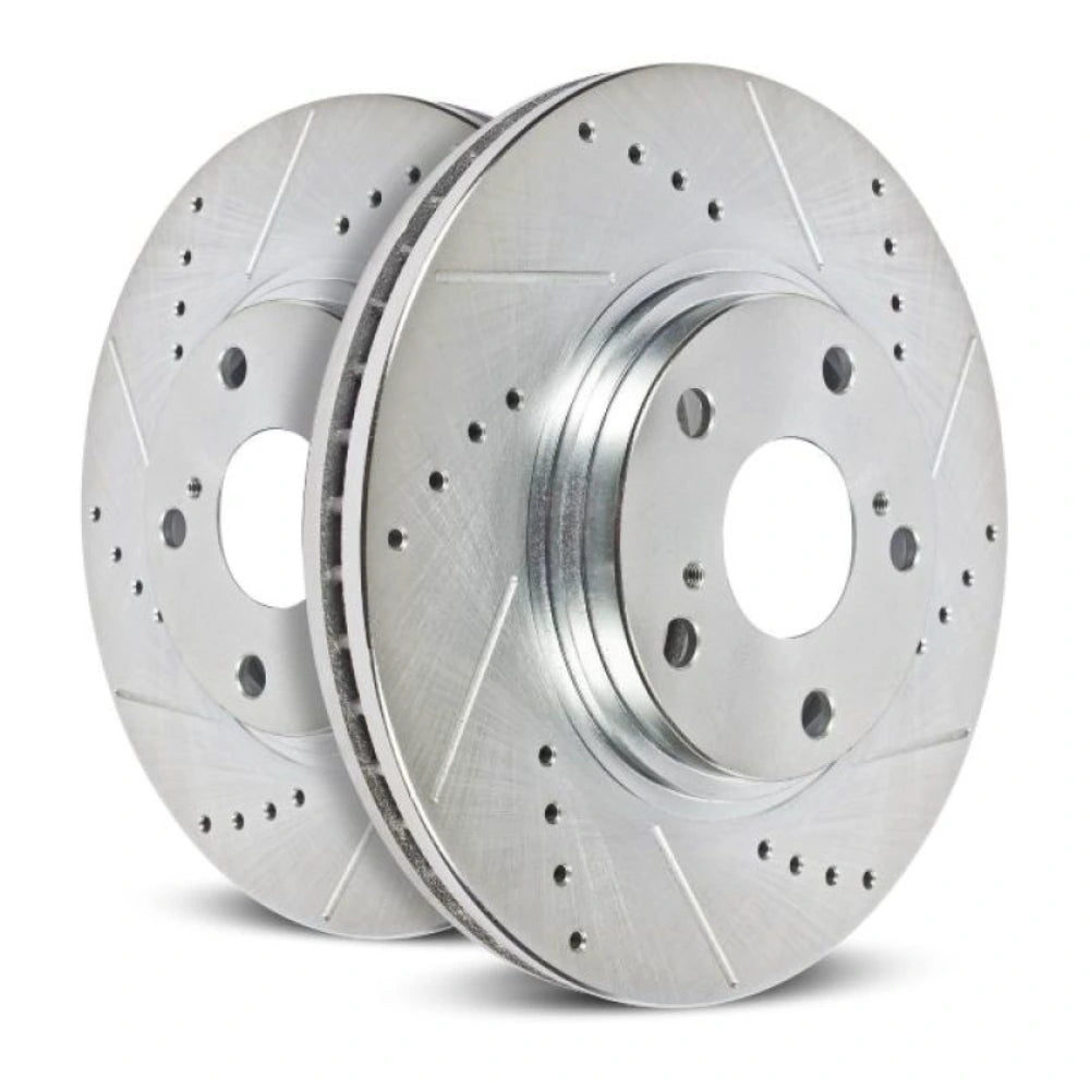 Power Stop 11-20 GMC Sierra 3500 HD Rear Right Evolution Drilled & Slotted Rotor - PowerStop PSBAR82154XR